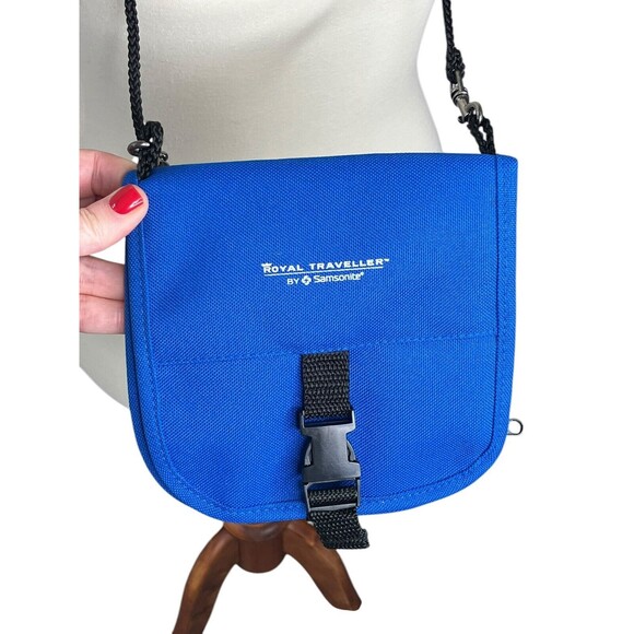 Lot of 2 Passport Organizer Wallets Lewis N. Clark & Samsonite Neck or Waist Bag - Picture 2 of 16